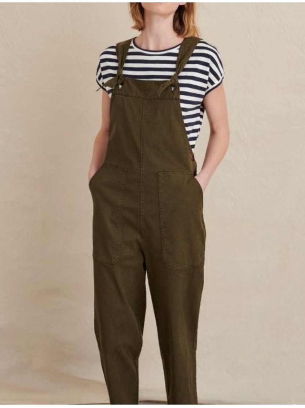 Alex Mill Otto Overall Jumpsuit Medium Army Green - Picture 2 of 14